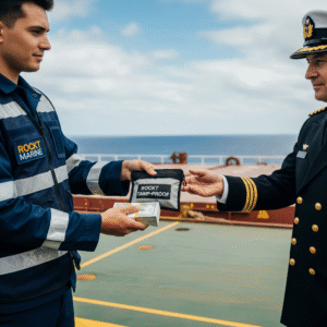 تسليم النقد للقبطان