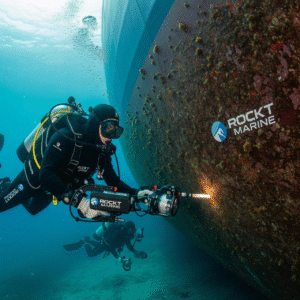 تنظيف الهيكل فحص الغوص