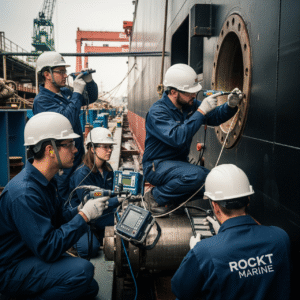 فحص السفن المعدات